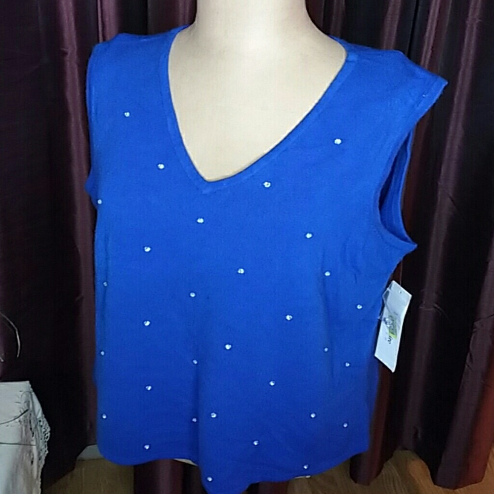 Sapphire blue sweater
